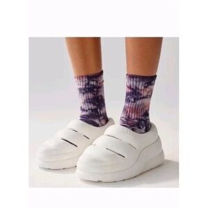 UGG Women's 8 White Sport Yeah Clog Slip On Shoes SZ 8